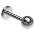 šroubovaný labret bez kamene-rty, tvář, ucho